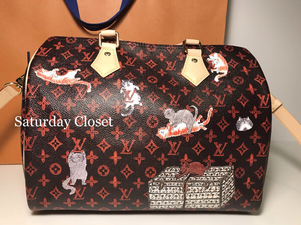 新作で超限定 ルイヴィトン キャットグラム 偽物 スピーディバンドリエール 30 NM